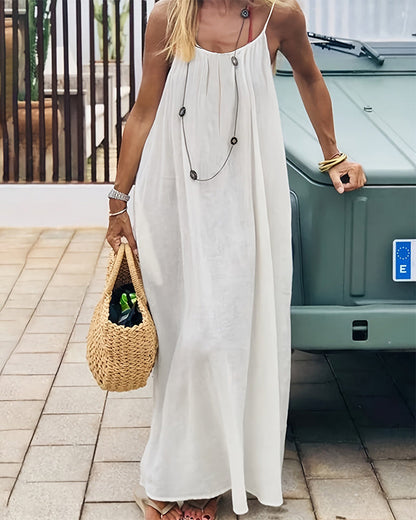 Luxe Backless Cami Dress