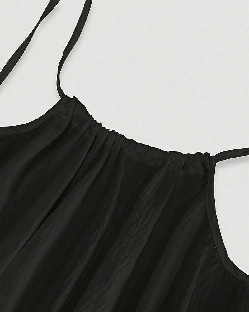 Luxe Backless Cami Dress