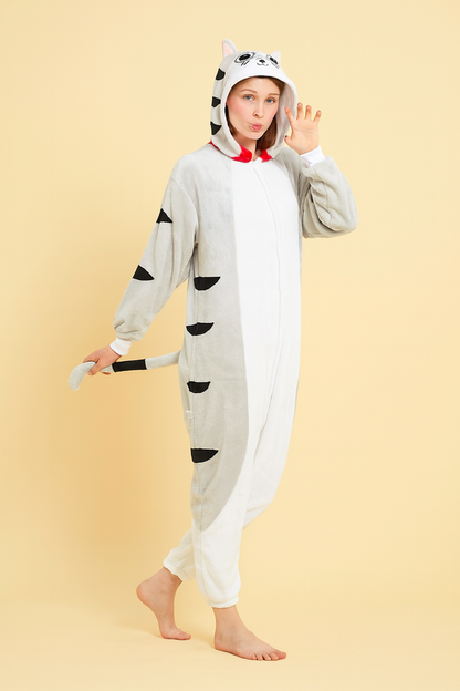 CUTE TABBY CAT ONESIE! 🐱💫
