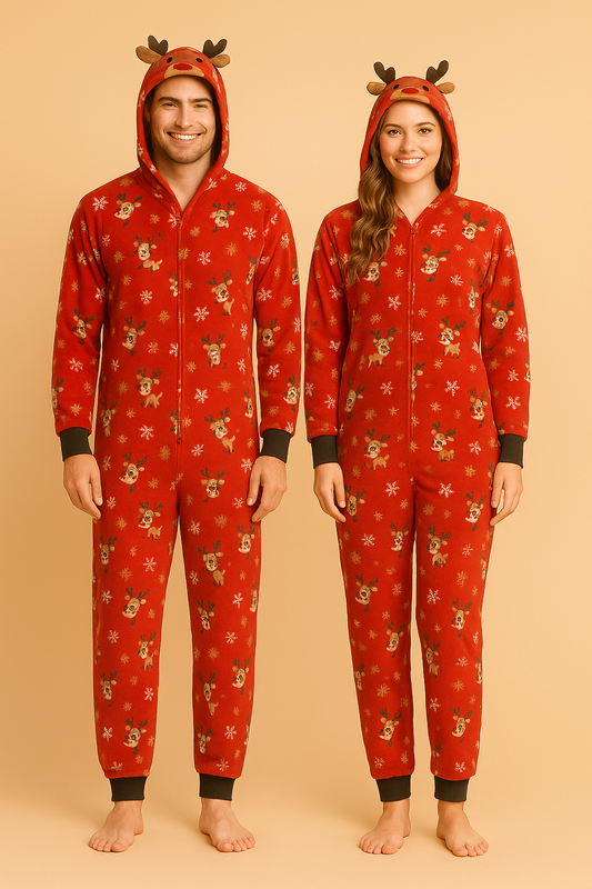 Xmas Elk Print Onesie™