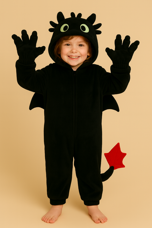 Kids Glam Plush™ Dragon Onesie