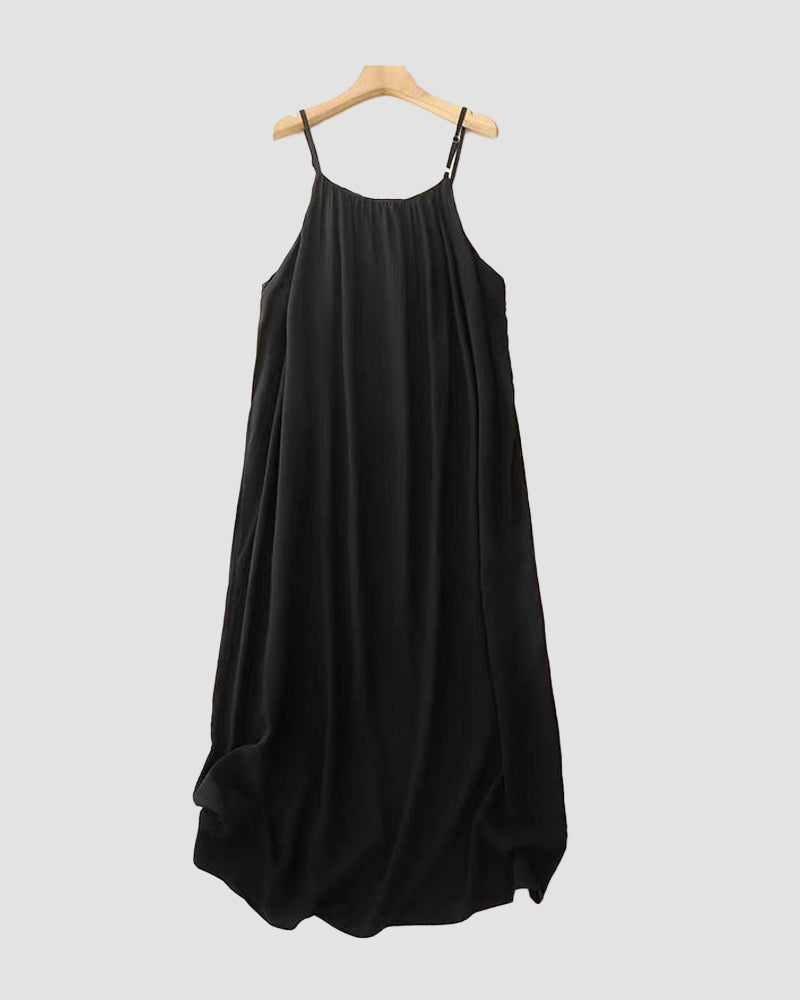 Luxe Backless Cami Dress
