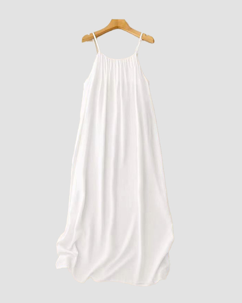 Luxe Backless Cami Dress